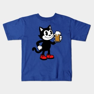 Beer Cat! Kids T-Shirt